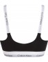 Calvin Klein 000QF7970E-UB1, Γυναικείο Αθλητικό Bralette Modern Air μες φαρδιά τιράντα, ΜΑΥΡΟ